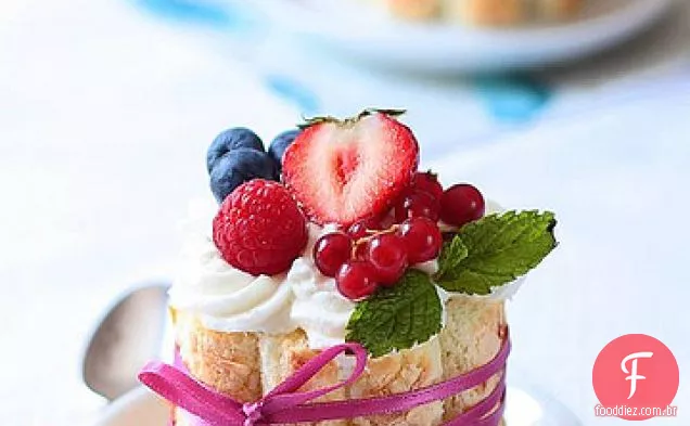 Coco Torrado E Framboesa Charlottes