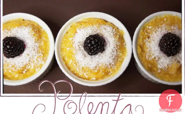 Butternut & Pudim De Polenta De Coco