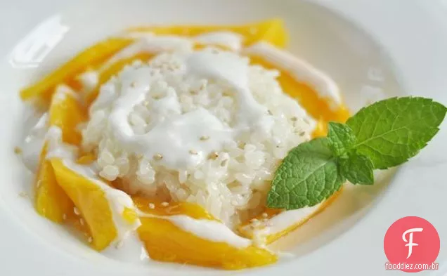 Como Fazer Manga Tailandesa Com Arroz Pegajoso De Coco