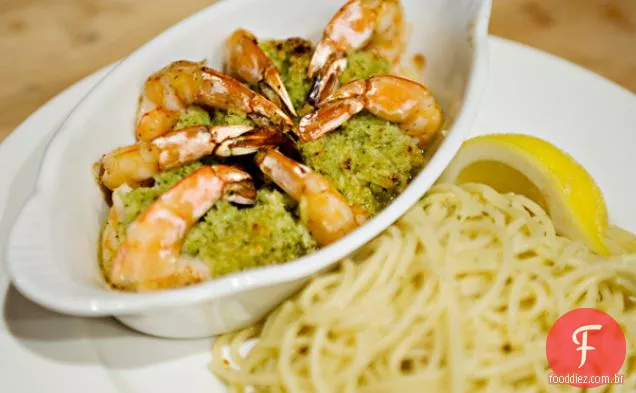 Camarão Assado Scampi