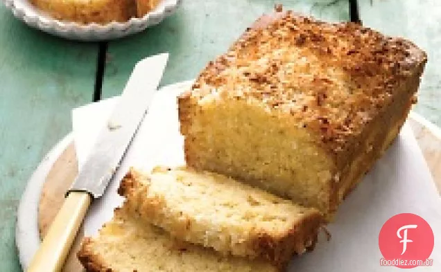 Bolo de Pão de coco-abacaxi