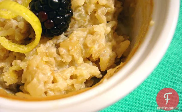 Pudim De Arroz Com Limão E Coco