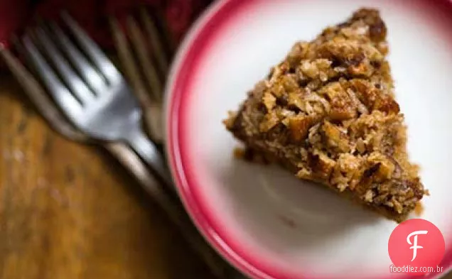 Dr Pepper Oatmeal Cake Com Cobertura De Coco E Noz-Pecã