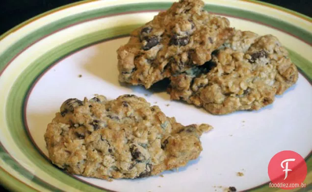 Biscoitos De Chocolate De Coco De Aveia