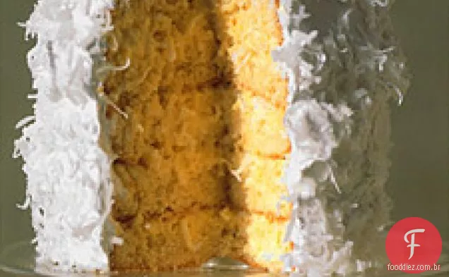 Bolo De Camada De Coco