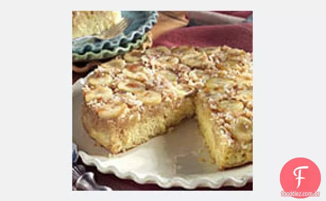 Bolo De Banana Com Coco Para Cima