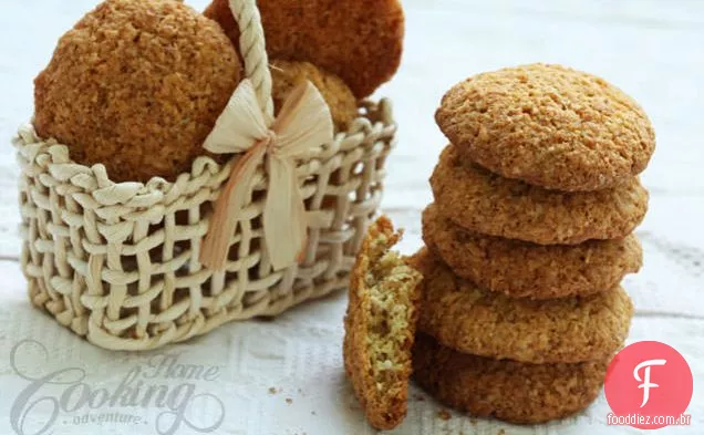 Biscoitos De Coco Crocantes