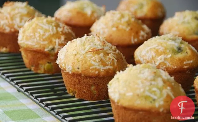 Queques De Kiwi E Coco
