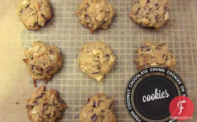 Biscoitos De Chocolate De Coco