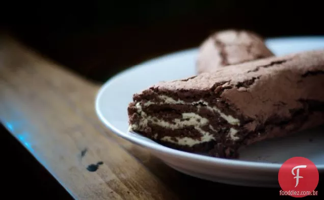 Buche de Noel (bolo de férias sem grãos e sem glúten)