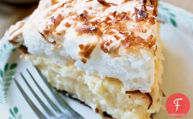 Torta De Merengue Com Creme De Coco