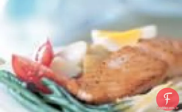 Salada Niçoise com salmão