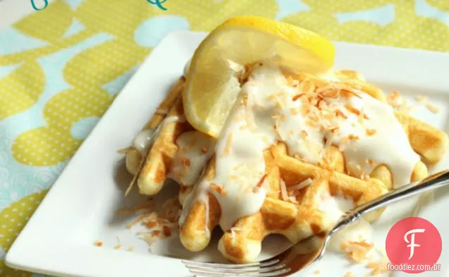 Waffles De Coco Limão