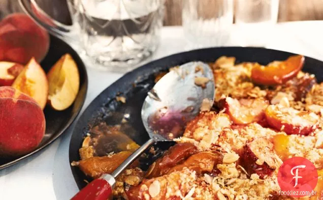 Crumble De Pêssego E Coco