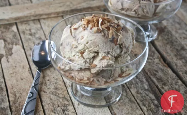 Sorvete De Coco Torrado