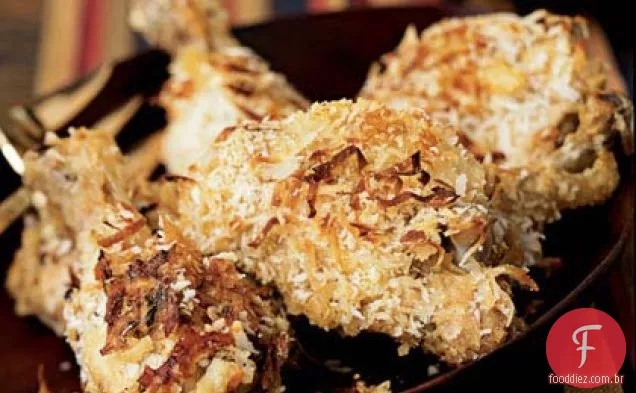 Frango De Coco Frito No Forno