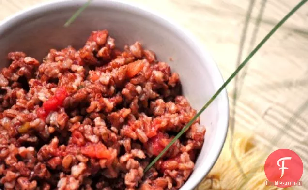 Quinoa De Coco Limão Com Hummus De Gengibre