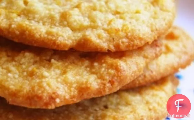 Biscoitos De Coco Laranja Amêndoa