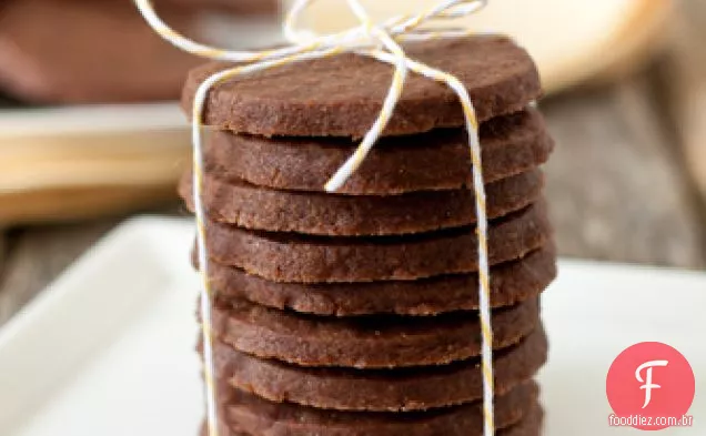 Mocha Shortbread Com Nutella