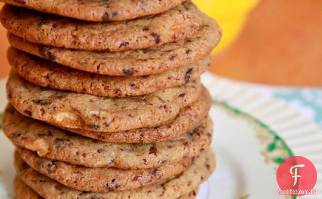 Biscoitos De Cappuccino Com Café Expresso E Chocolate Branco