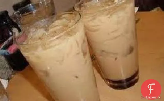 Café gelado Mocha sem culpa