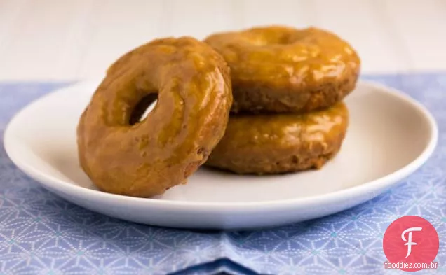 Rosquinhas Assadas Com Esmalte Espresso