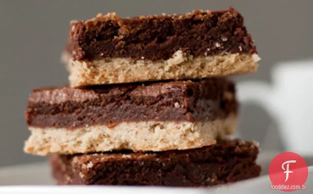 Espresso-Shortbread Brownie Bars