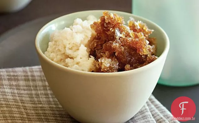 Café e leite de amêndoa Granita