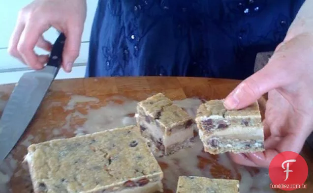 Café-toffee Ice Cream Sandwich Squares