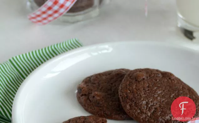Chocolate Coffee Bean Cookies