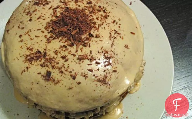Bolo De Café Com Esmalte De Café
