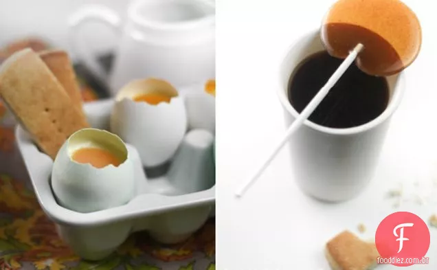 Pirulitos de café (café em uma vara)