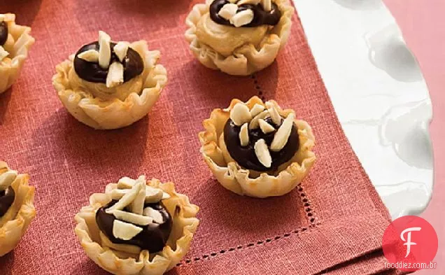 Chocolate-Café Cheesecake Tartlets