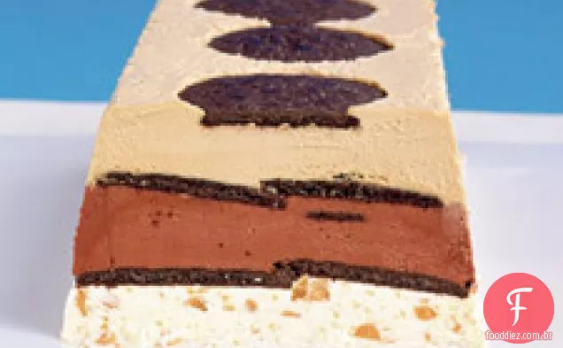 Frozen Mocha Toffee-crunch Terrine