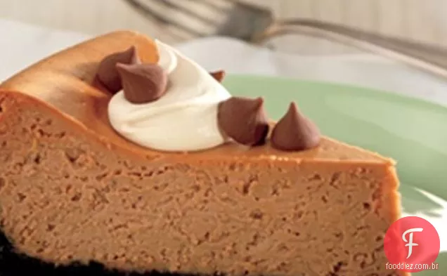 Cheesecake beijado com Cappuccino