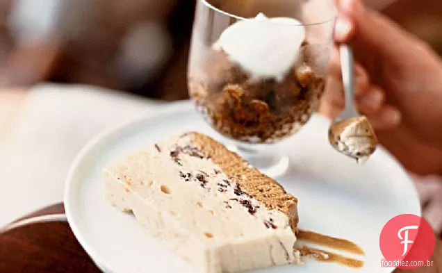 Molded Mocha-Marsala Semifreddo