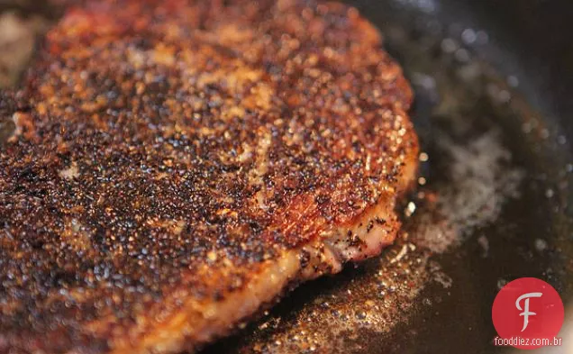 Bife Com Crosta De Café