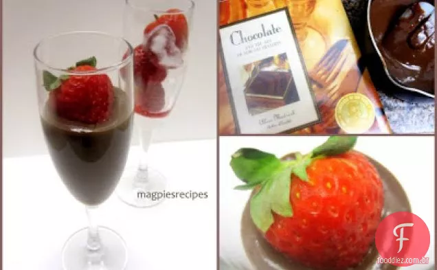 Pudim De Chocolate E Café Com Baileys