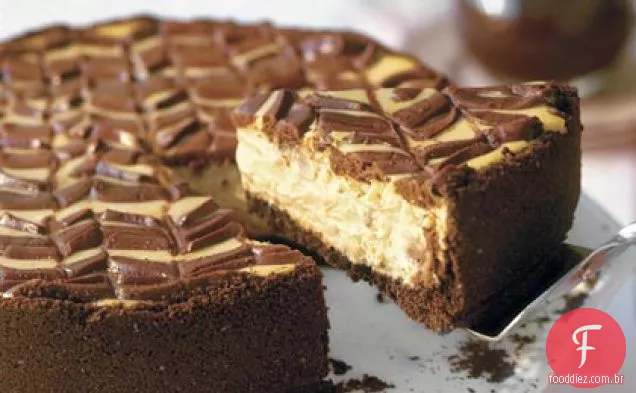 Cheesecake Lightened Chocolate-Café Com Molho Mocha