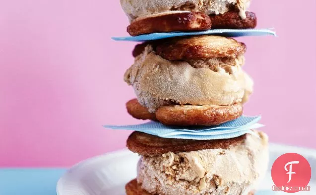 Sanduíches Espresso Semifreddo