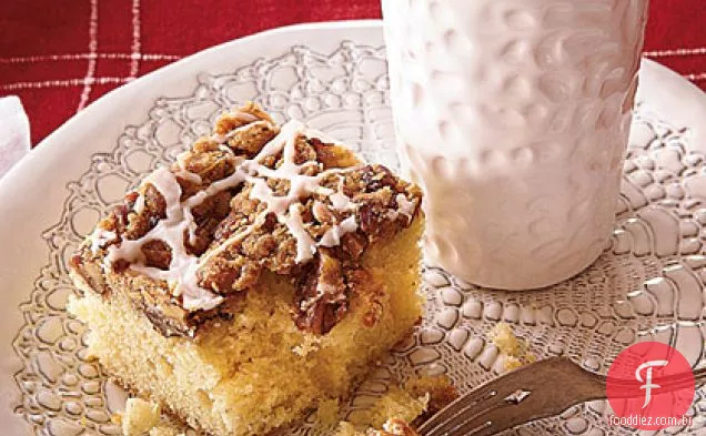 Bolo Crumble De Café Durante A Noite