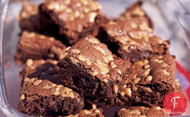Fudgy Mocha-Toffee Brownies