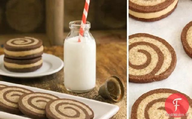 Mocha Swirl Cookies