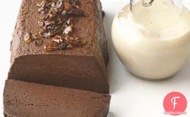 Marquise De Chocolate Com Café Crème Anglaise & Cacau Nib Praline