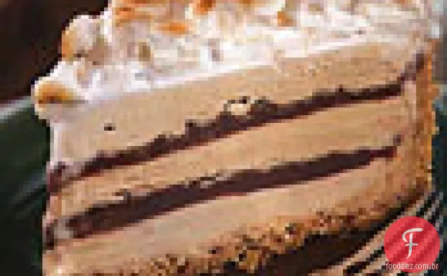 S'mores Coffee and Fudge Ice Cream Cake