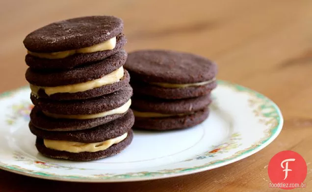 Chocolate Espresso Sandwich Cookies