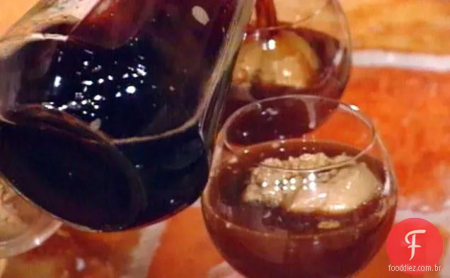 Café gelado afogado em café (Affogato Semifreddo Coviglia)