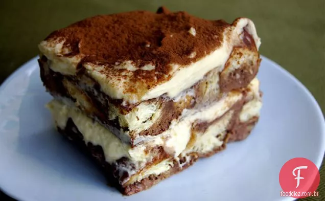 Pudim De Pão Tiramisu