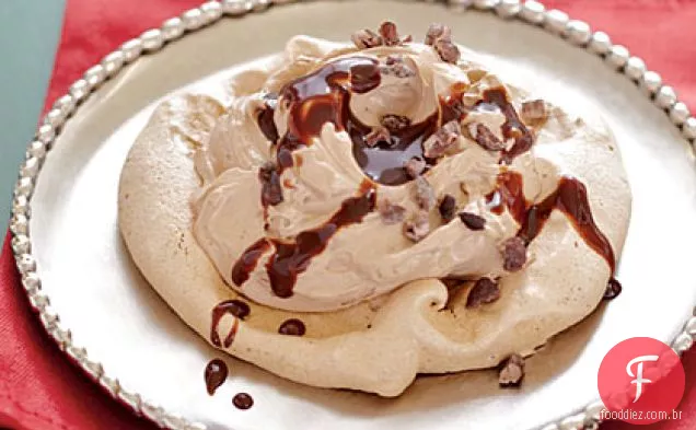 Merengues Recheados Com Creme Mocha