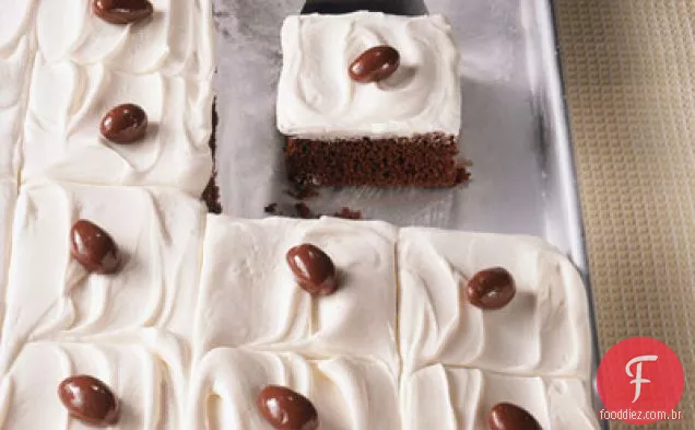 Mocha Almond Sheet Cake